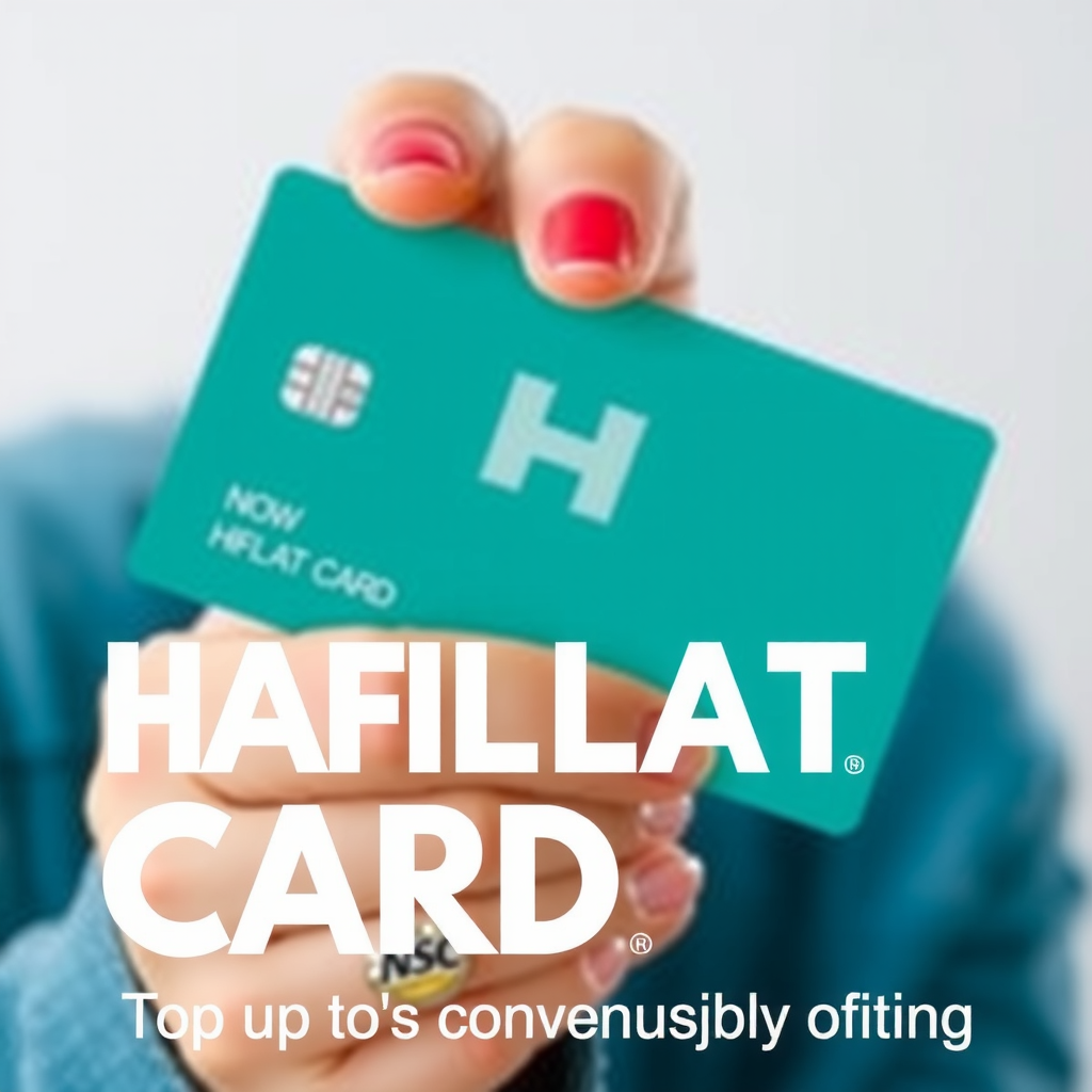 Hafilat Card - Top Up Your Hafilat Card Conveniently Online - Logo featuring modern teal design with card icon